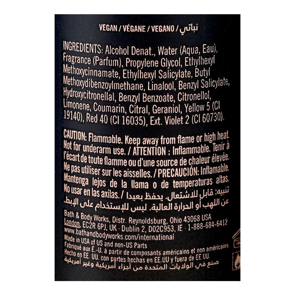 Bath & Body Works Into The Night Fine Fragrance Mist, Vegan, 236ml - Image 3