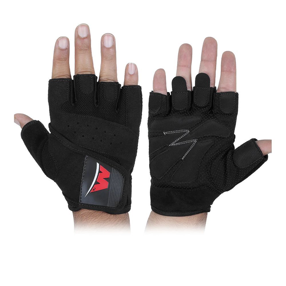 MCD Gym Gloves Pair, Jet Black - Main Image