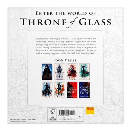 Throne Of Glass Coloring, Book - Image 3