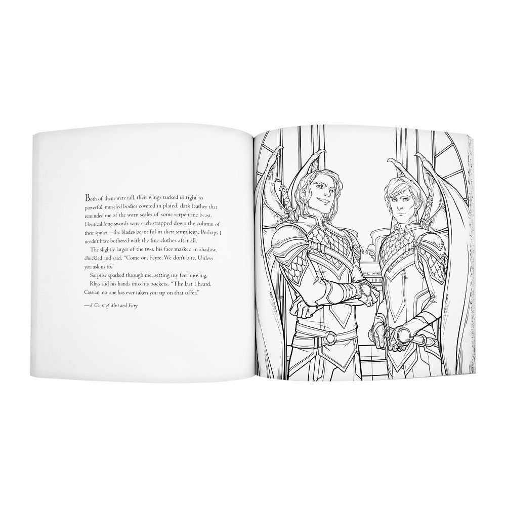A Court Of Thorns And Roses Coloring, Book - Image 2
