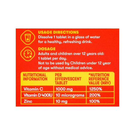Bayer Pharmaceuticals Redoxon Triple Action Orange Flavour Tablets, 15-Pack - Image 4