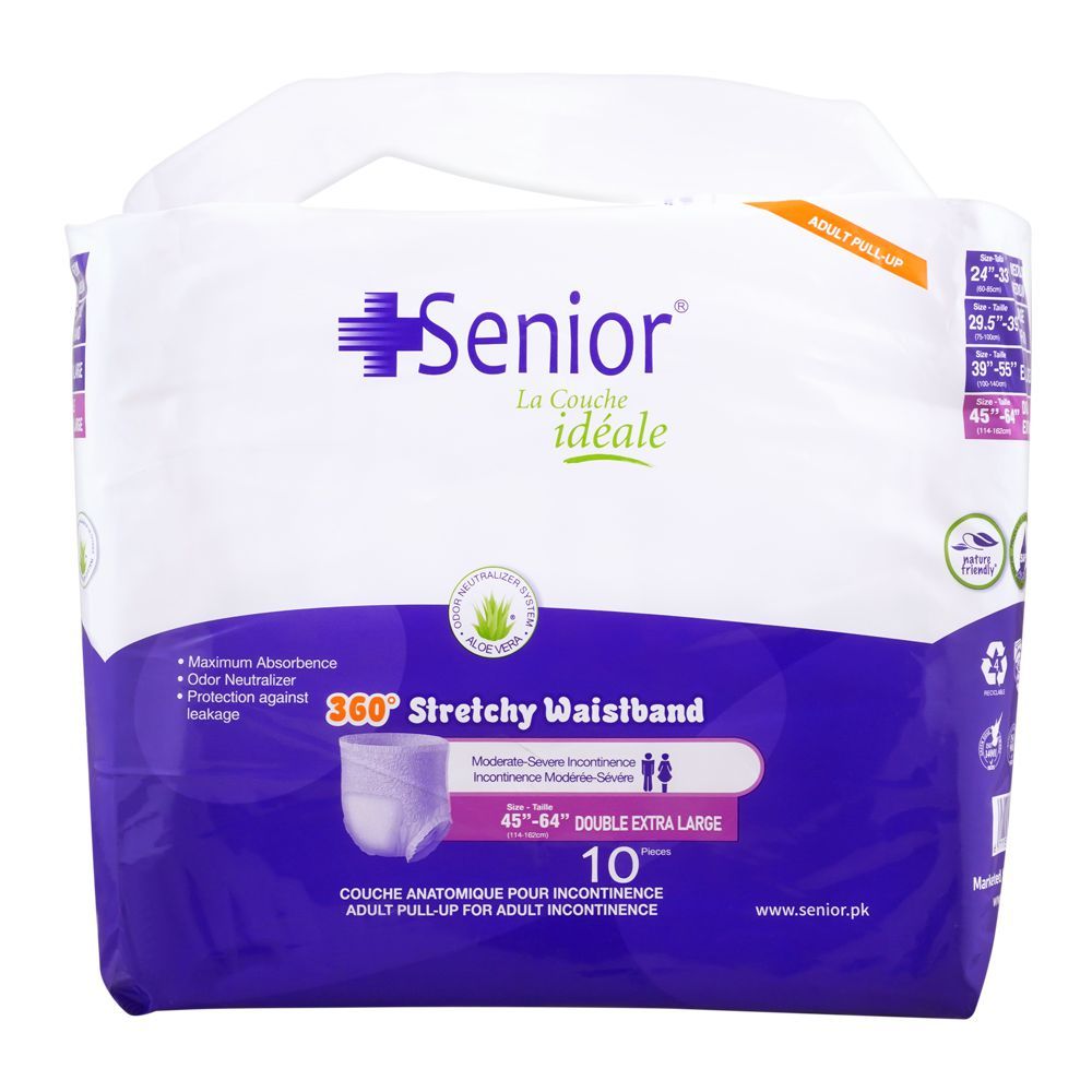 Senior Adult Pull-Up 114cm-162cm, Double Extra Large, 10-Pack - Main Image