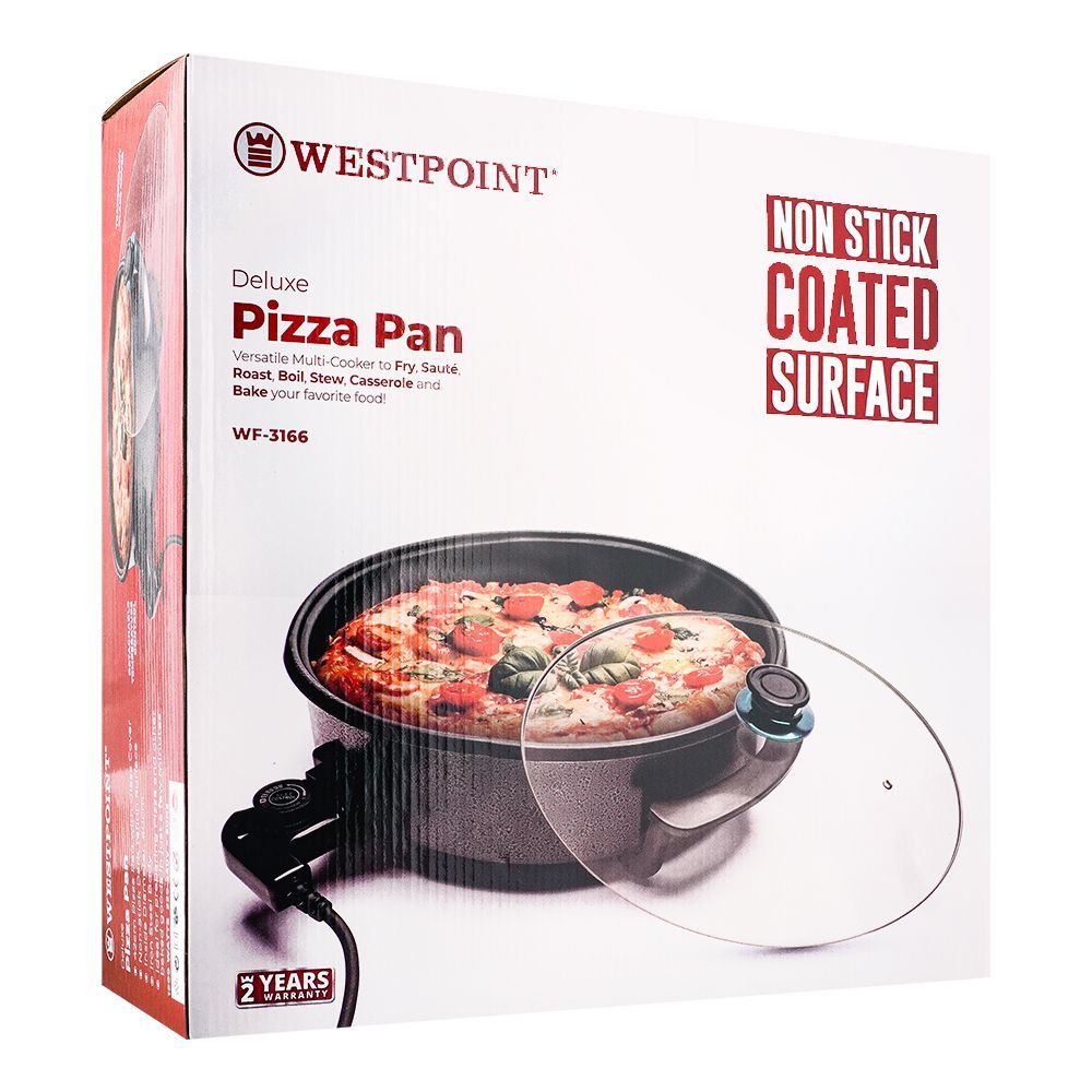 West Point Deluxe Pizza Maker, 1500W, WF-3166 - Image 2
