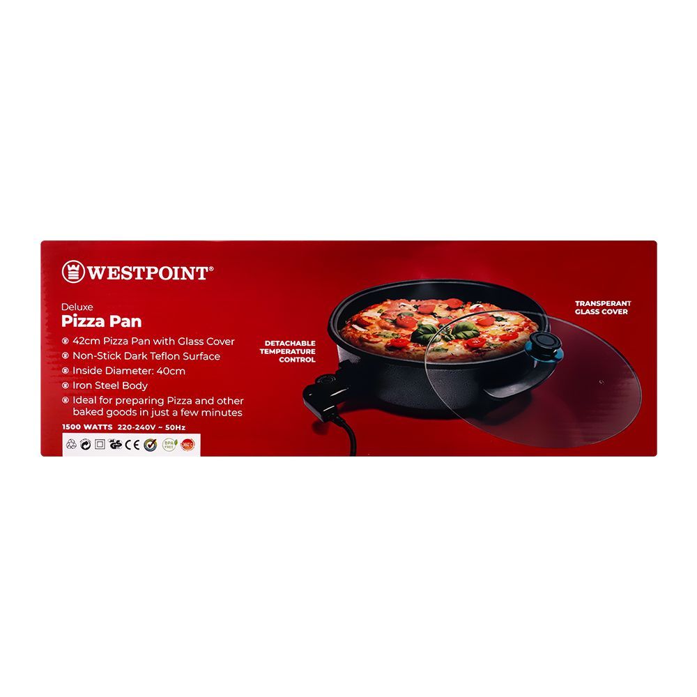 West Point Deluxe Pizza Maker, 1500W, WF-3166 - Main Image