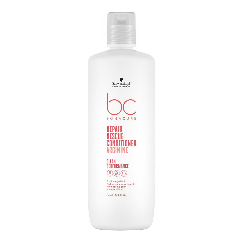 Schwarzkopf BC Bonacure Repair Rescue Arginine Damaged Hair Conditioner, For Damaged Hair, 1 Liter - Main Image