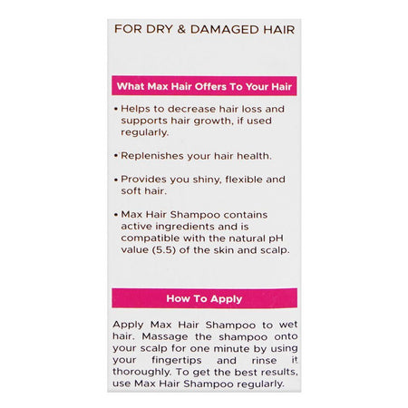 Cellsense Max Hair Shampoo, For Dry & Damaged Hair, 200ml - Image 5