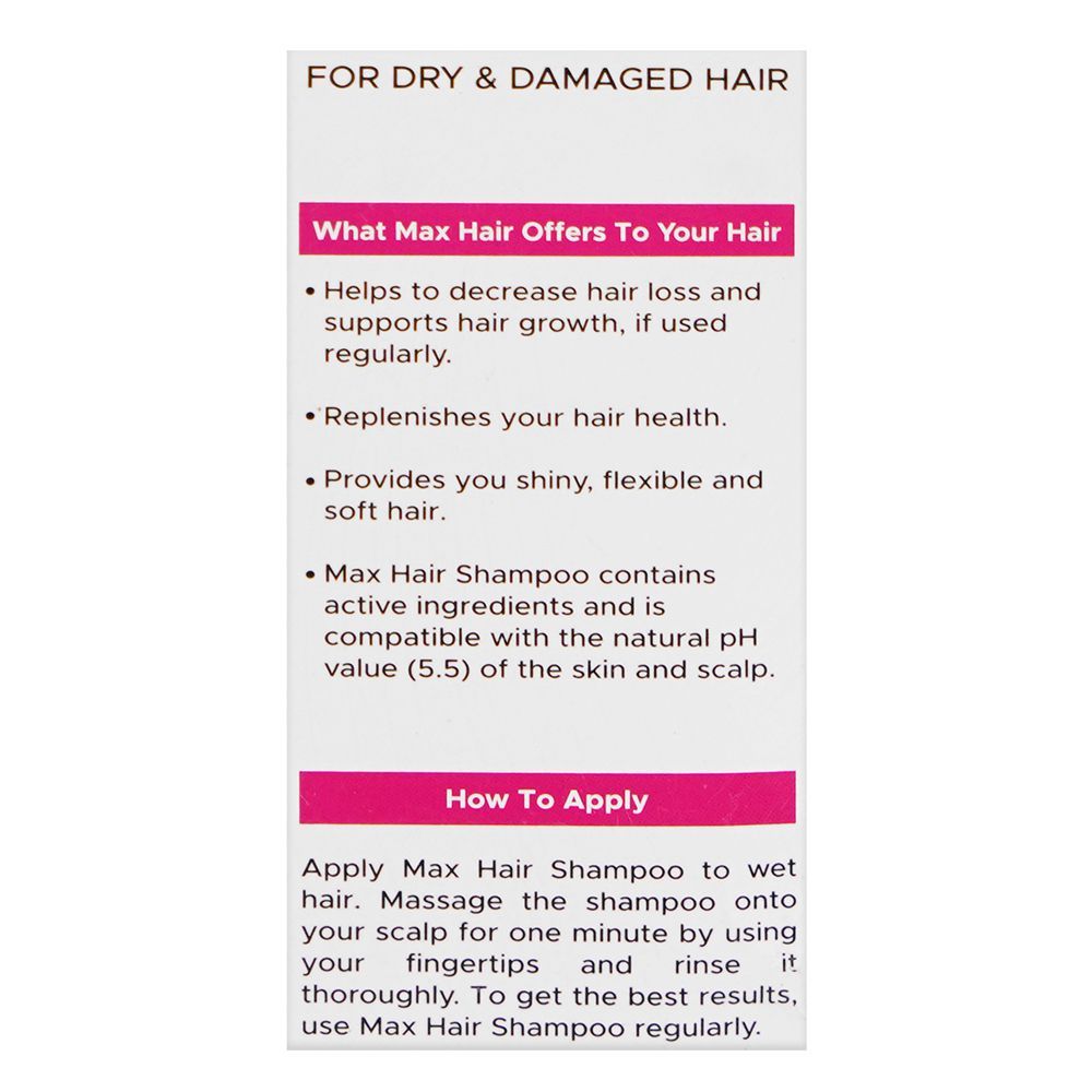 Cellsense Max Hair Shampoo, For Dry & Damaged Hair, 200ml - Image 5