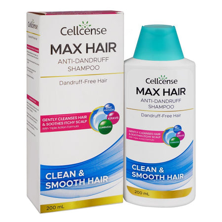 Cellsense Max Hair Anti-Dandruff Shampoo, For All Hair Types, 200ml - Main Image