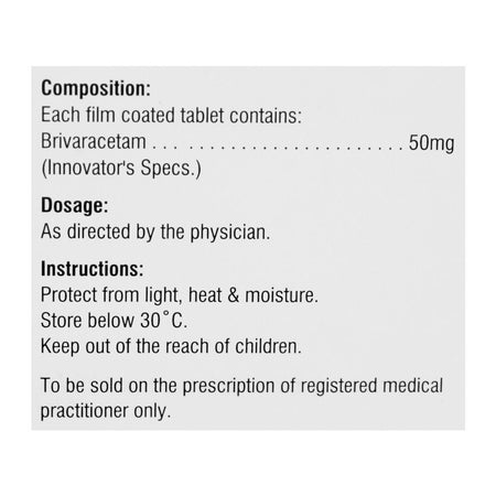 Brivera Tablet, 50mg - Image 3