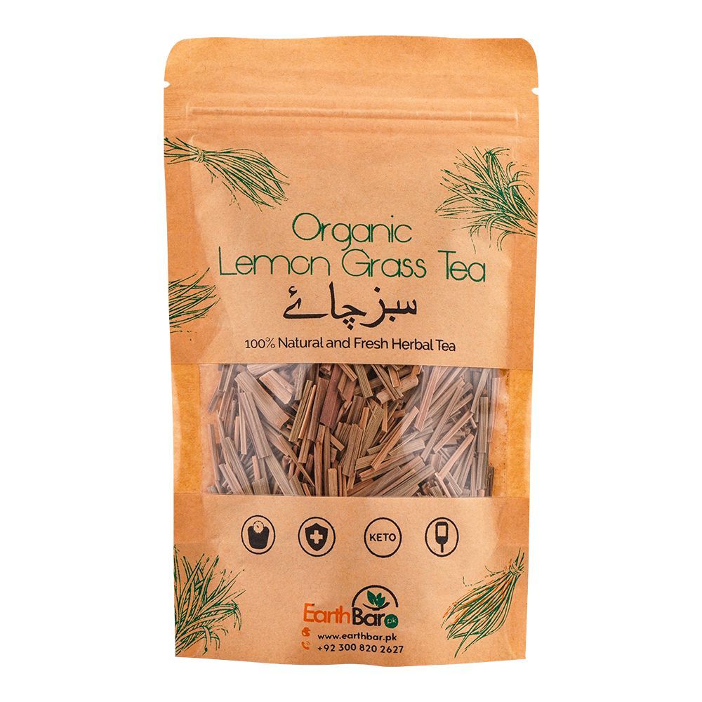 Nature's Bar Organic Lemon Grass Tea, Herbal Tea, Boost Metabolism, 35g - Main Image