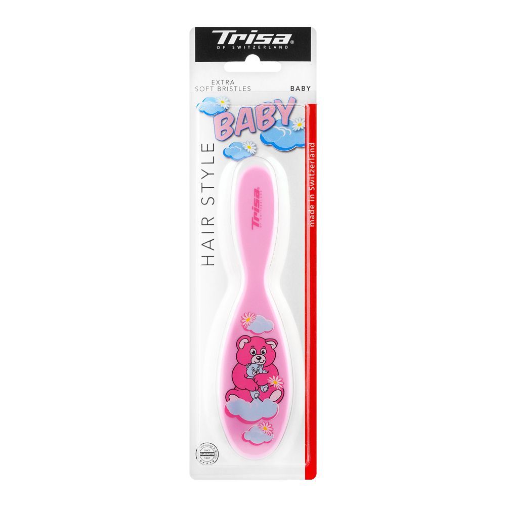 Trisa Hair Style Baby Hair Brush, Pink, 378925 - Main Image