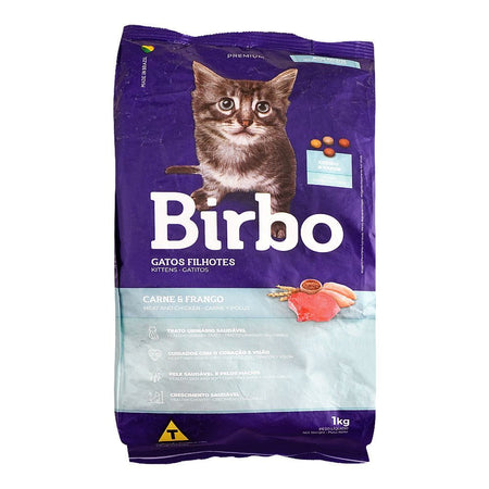 Birbo Premium Meat & Chicken Kitten Food, 1 KG - Main Image