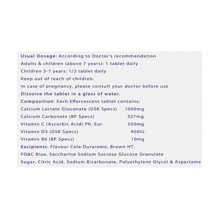 GSK CaC-1000 Plus Cola Flavor, 20-Pack - Image 4