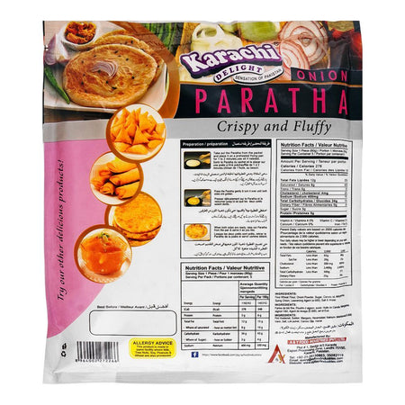 Karachi Delight Onion Paratha 5 Pieces - Image 2