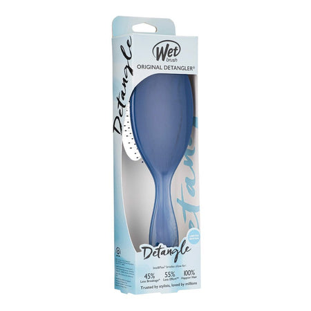 Wet Brush Original Detangler Hair Brush Natural Marble-Blue Slate, BWR830NMBS - Image 4