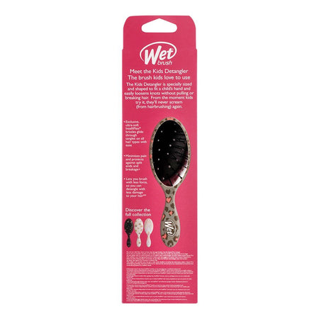 Wet Brush Kids Detangler Hair Brush Leopard 2022, BWR837ICEC - Image 5
