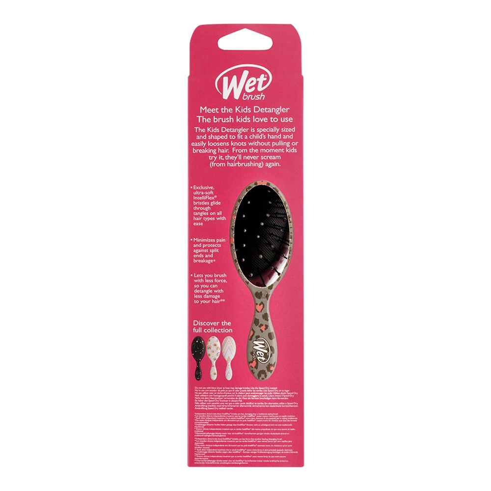 Wet Brush Kids Detangler Hair Brush Leopard 2022, BWR837ICEC - Image 5