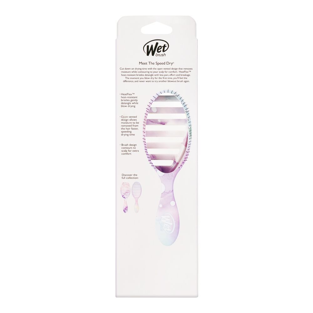 Wet Brush Speed Dry Hair Brush Color Wash-Splatter, BWR810WASP - Image 5