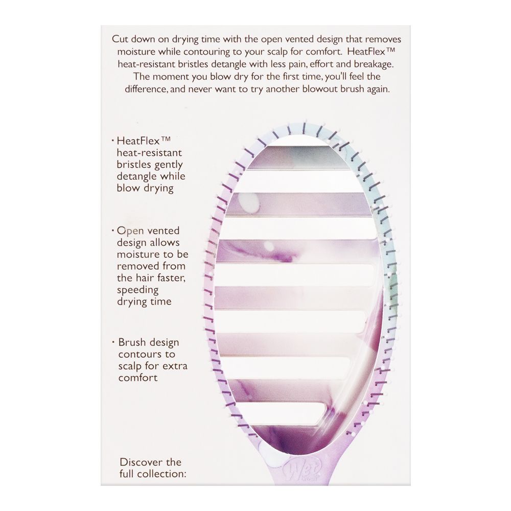 Wet Brush Speed Dry Hair Brush Color Wash-Splatter, BWR810WASP - Image 6