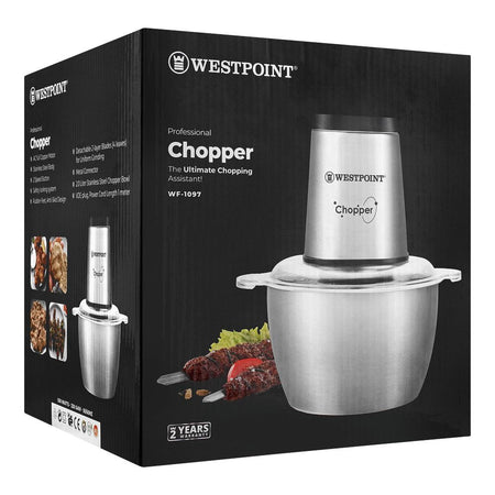 West Point Professional Chopper, 2.0 Liter Bowl, 500W, WF-1097 - Image 2