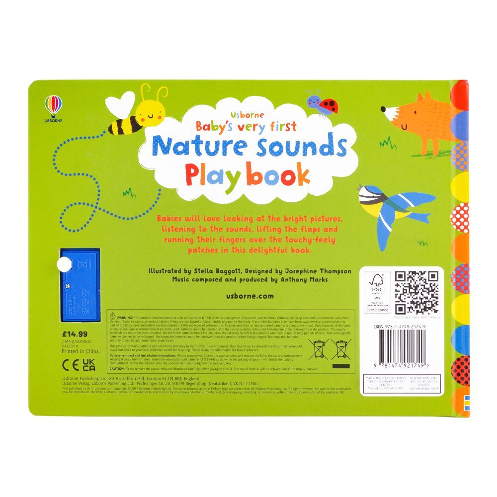 Usborne: Baby's Very First Nature Sounds Playbook - Image 2