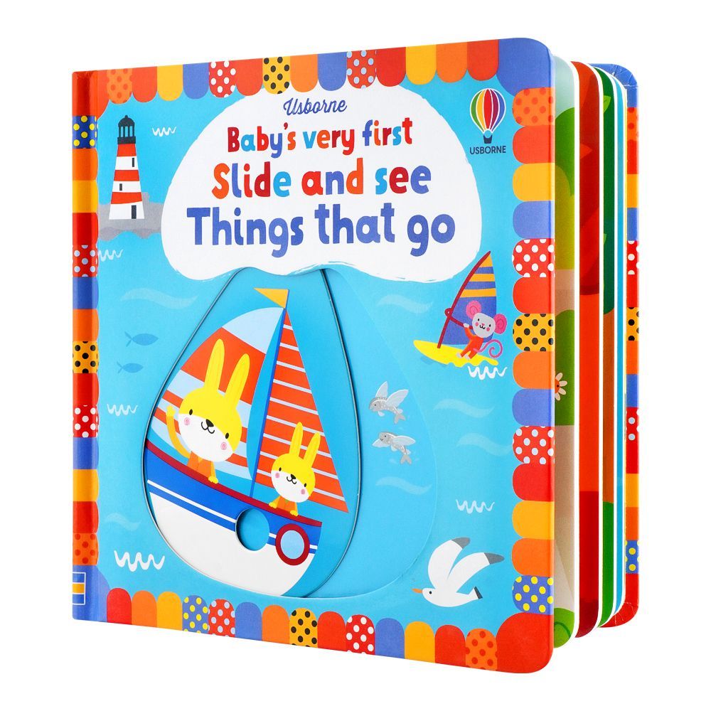 Usborne: Baby's Very First Slide & See Things That Go - Main Image