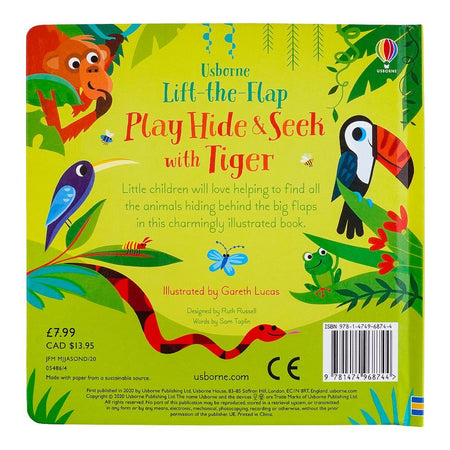 Usborne: Play Hide & Seek With Tiger, Book - Image 2