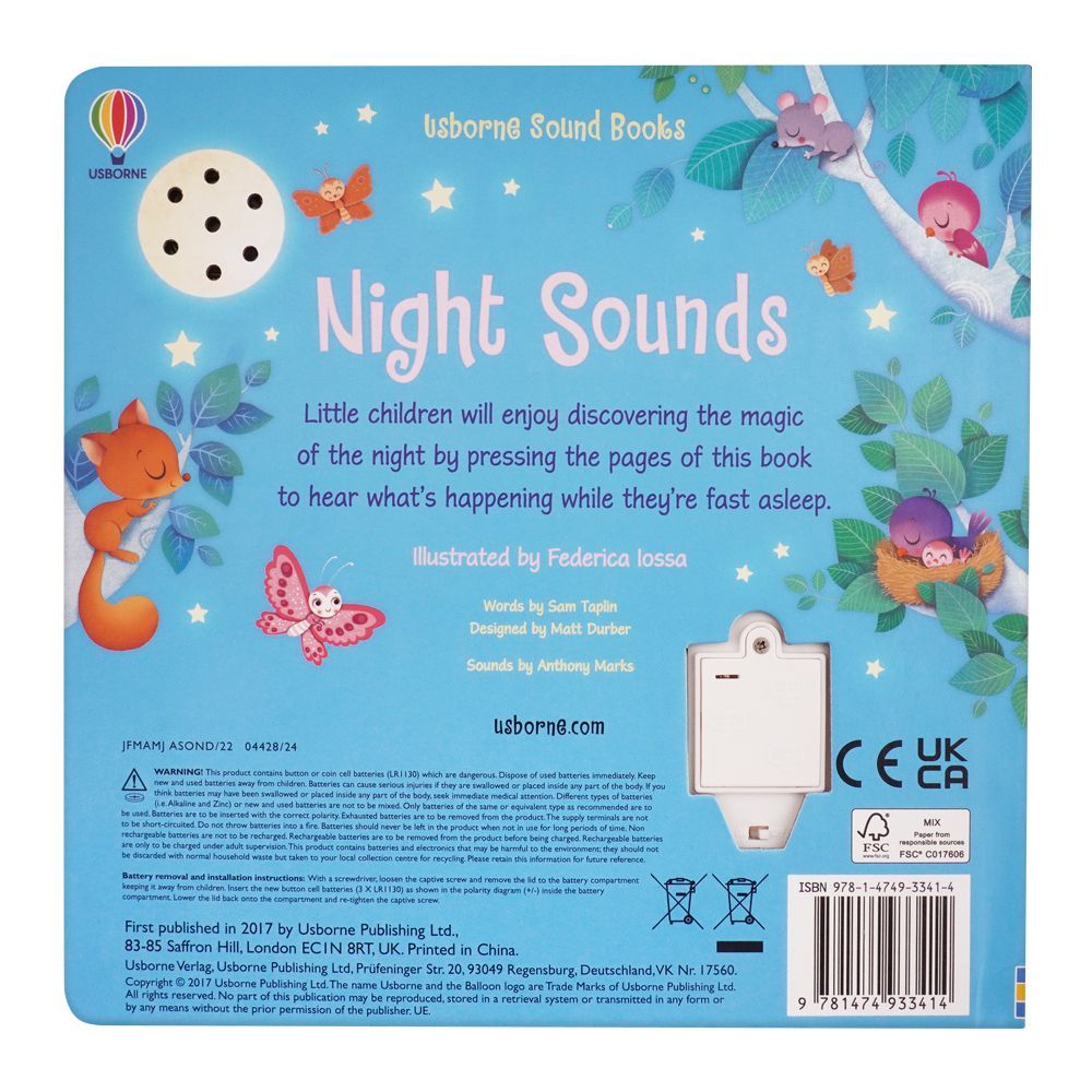 Usborne: Night Sounds, Noisy, Book - Image 2