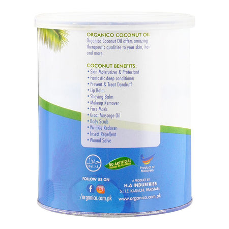 Organico Cold Pressed Coconut Oil, 700ml - Image 2