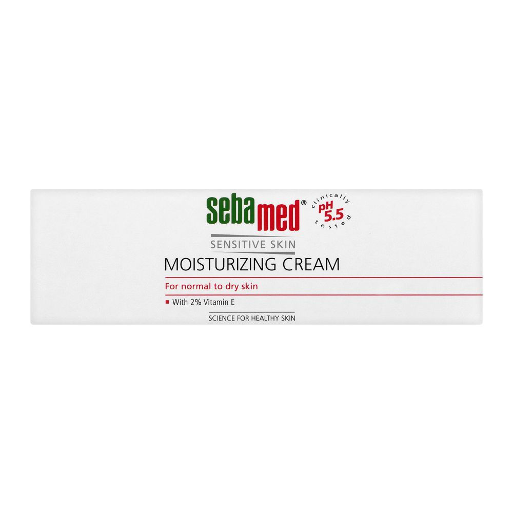 Seba Med Sensitive Skin Moisturizing Cream, For Normal To Dry Skin, 50ml - Image 2