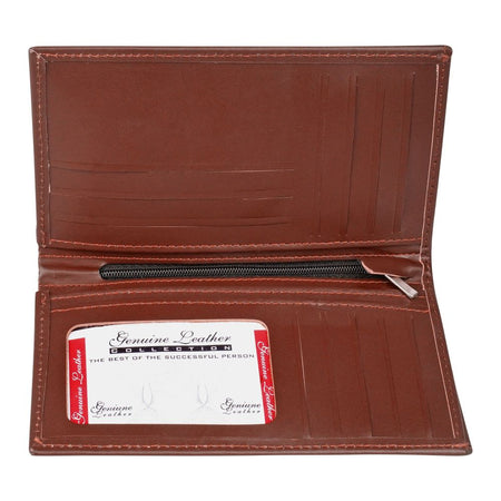 Basix Long Wallet, Brown - Image 2