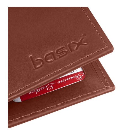 Basix Long Wallet, Brown - Image 3