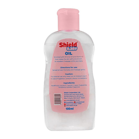 Shield Vitamin E Baby Oil, For Skin Moisturizing Massage, 100ml - Image 2