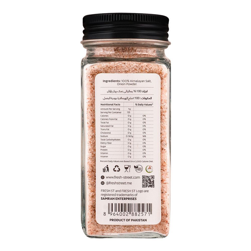 Fresh Street Himalayan Pink Salt, Onion, 125g - Image 2