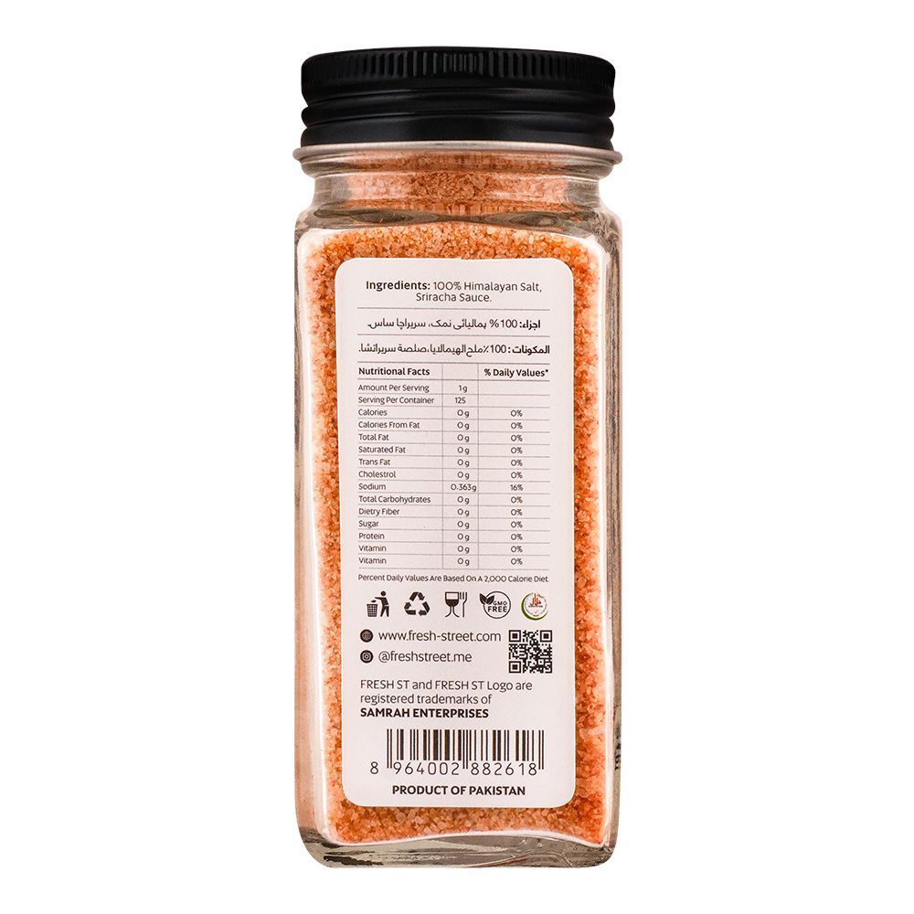 Fresh Street Himalayan Pink Salt, Sriracha, 125g - Image 2