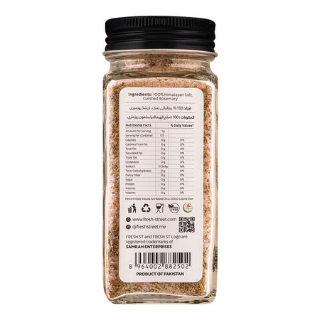 Fresh Street Himalayan Pink Salt, Rosemary, 125g - Image 2