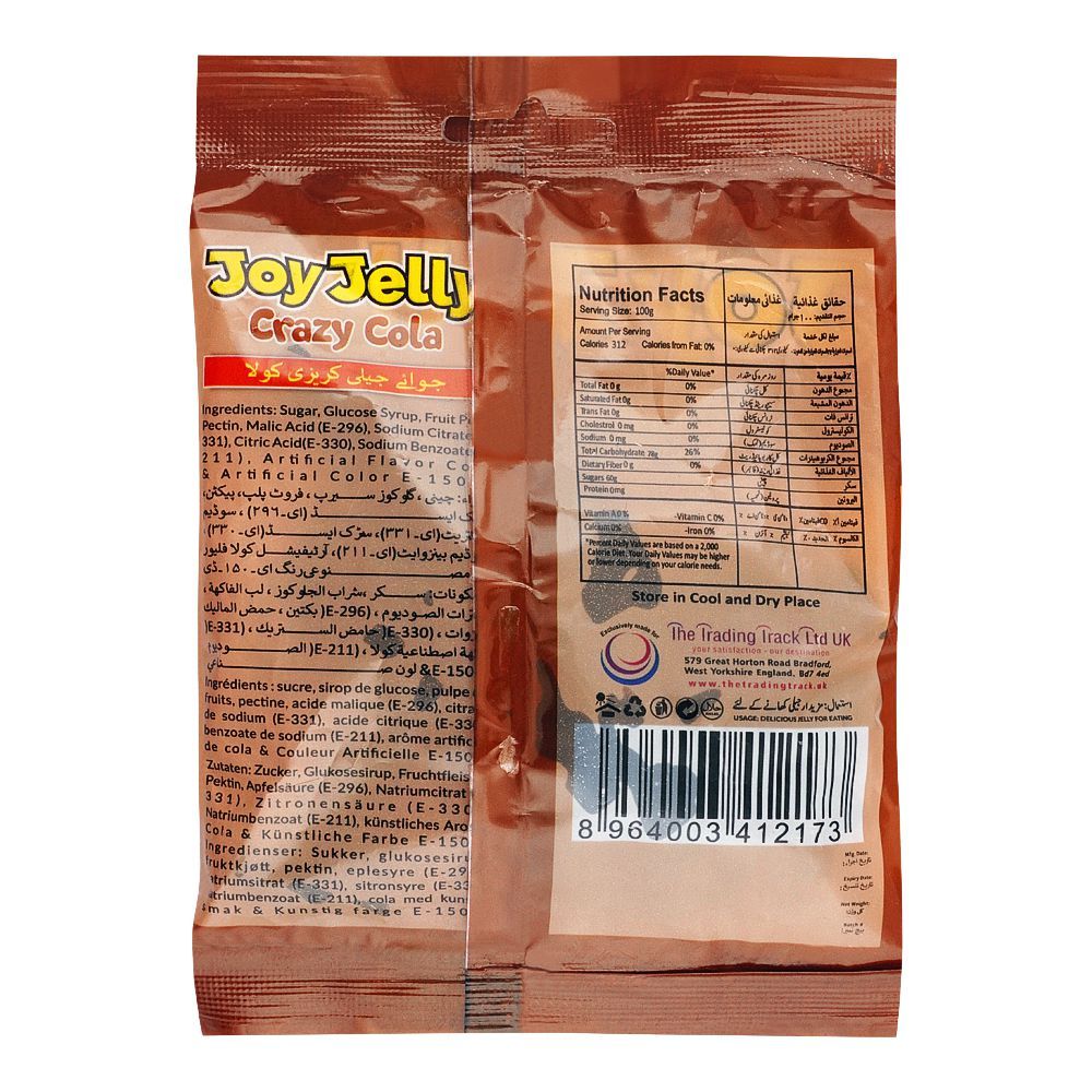 Joy Jelly Crazy Cola, Gelatin-Free, Pouch 80g - Image 2