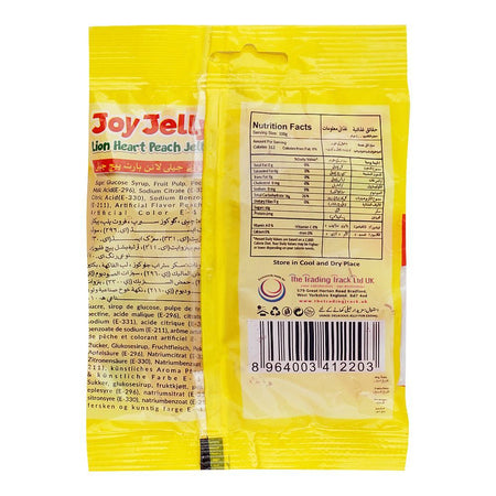 Joy Jelly Lion Heart Peach, Gelatin-Free, Pouch 80g - Image 2