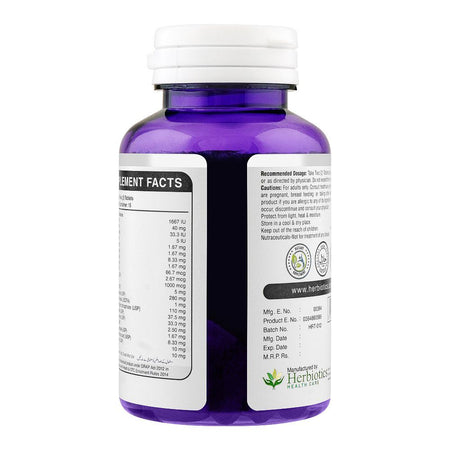 Herbiotics Herbifactor 2000mcg Biotin, For Lustrous Hair, Radiant Skin & Strong Nails, Dietary Supplement, 30-Pack - Image 2