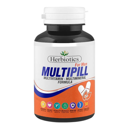 Herbiotics Multipill For Men, Dietary Supplement, 30-Pack - Main Image