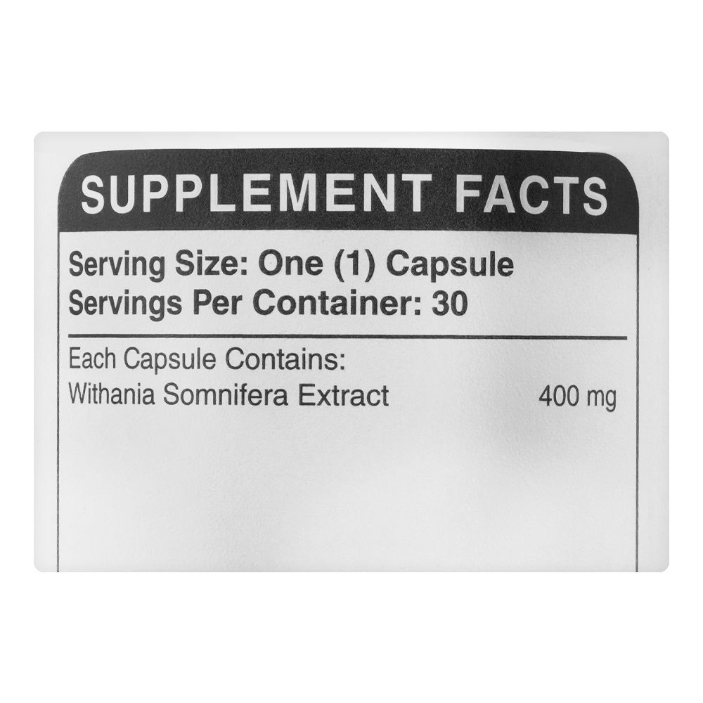 Herbiotics Somnirol Ashwagandha, Supports Male Health, 400mg Dietary Supplement, 30-Pack - Image 3