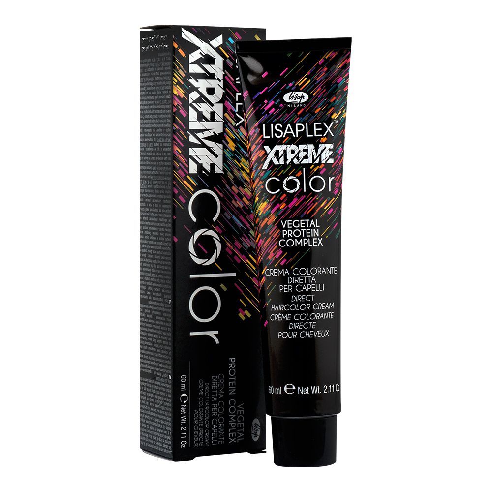 Lisap Milano Lisaplex Xtreme Color Vegetal Protein Complex Direct Hair Color Cream, Moody Purple, 60ml - Main Image