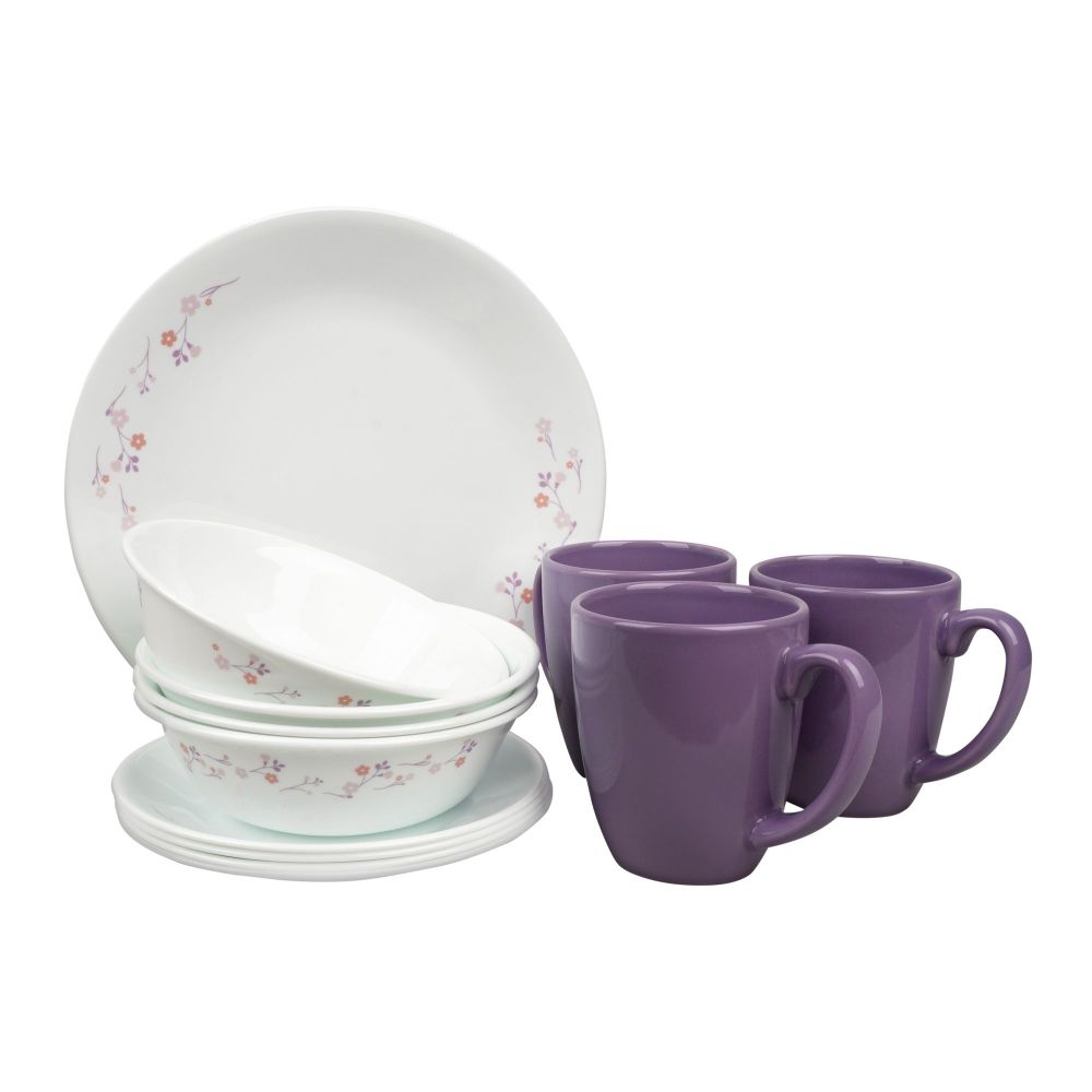 Corelle Classic Dinnerware Set, Botanical 16-Pack, 16S-BTC-PH - Main Image