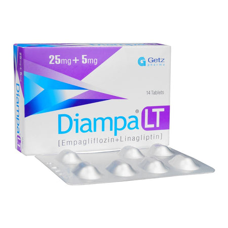 Getz Pharma Diampa-LT, 25mg+5mg, 14 Tablets - Main Image