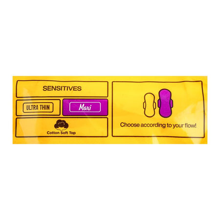 Embrace Sensitives Maxi Pads, Extra Long, Value Pack, 16-Pack, Rs.50/- Off - Image 3