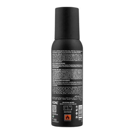 Krone Noir Ash Gas-Free Body Spray, For Men, 120ml - Image 2
