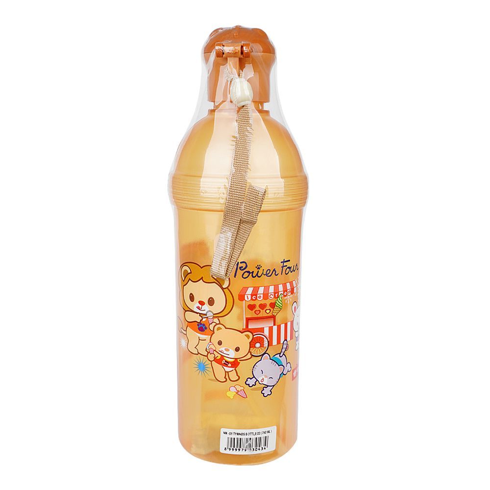 Lion Star Plastic Tynos Water Bottle 02, 740ml, Brown, NN-51 - Image 2