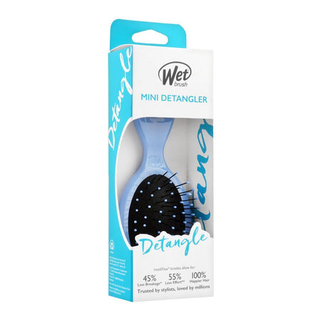 Wet Brush Mini Detangler Hair Brush, Sky, BWR832SKY - Image 2