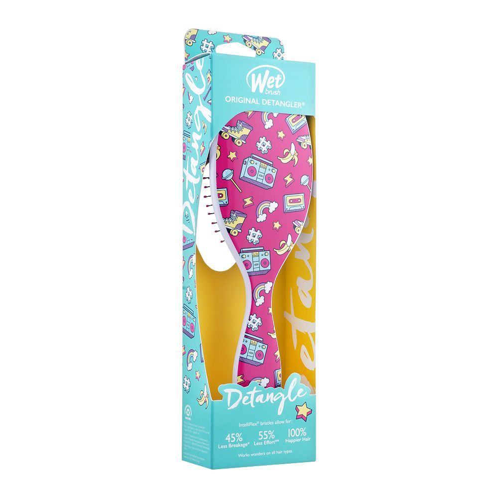Wet Brush Original Detangler Hair Brush, Happy-Hair-Radio, BWR830HAPPYP - Image 2