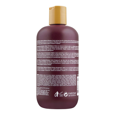 CHI Deep Brilliance Optimum Moisture Shampoo, Sulfate & Paraben Free, For All Hair Types, 355ml - Image 2